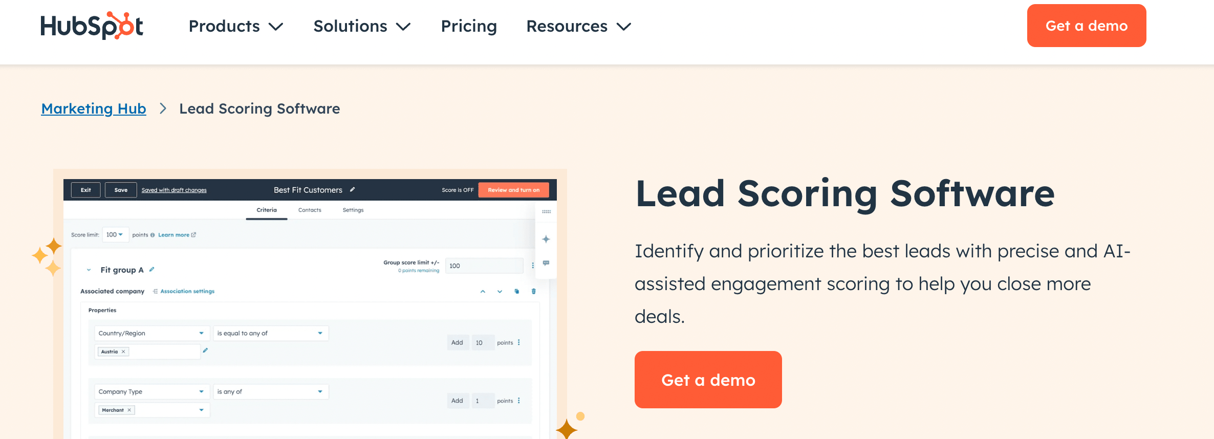 HubSpot Lead Scoring