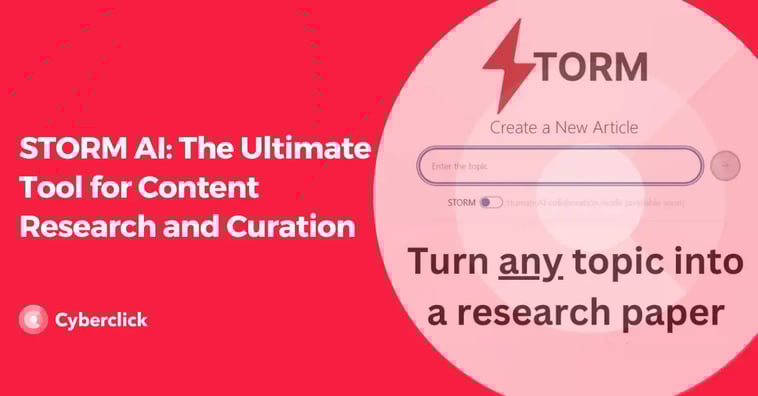 STORM AI: The Ultimate Tool for Content Research and Curation