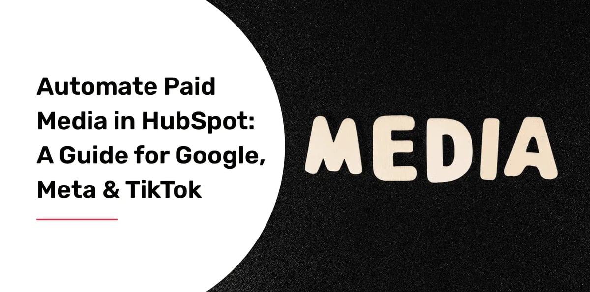 hubspot google meta tiktok