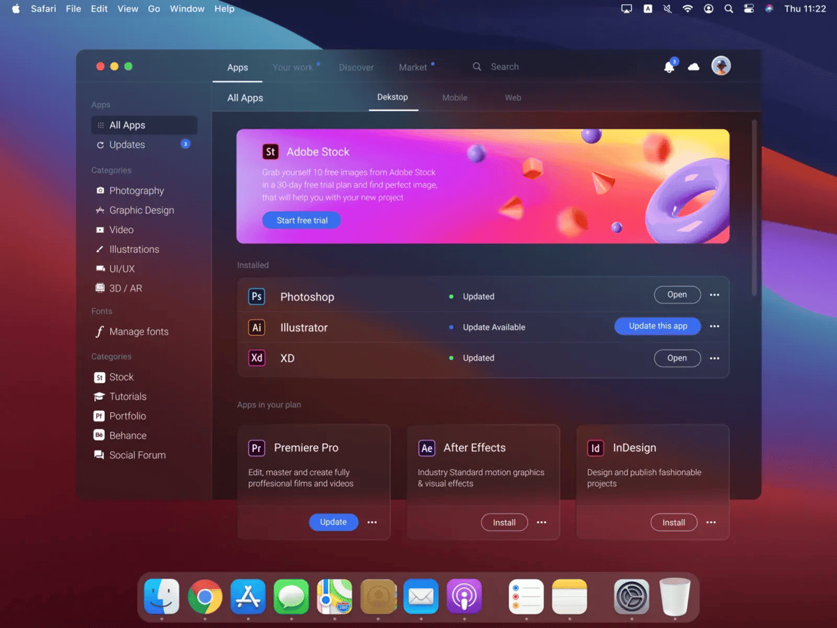 example of glassmorphism
