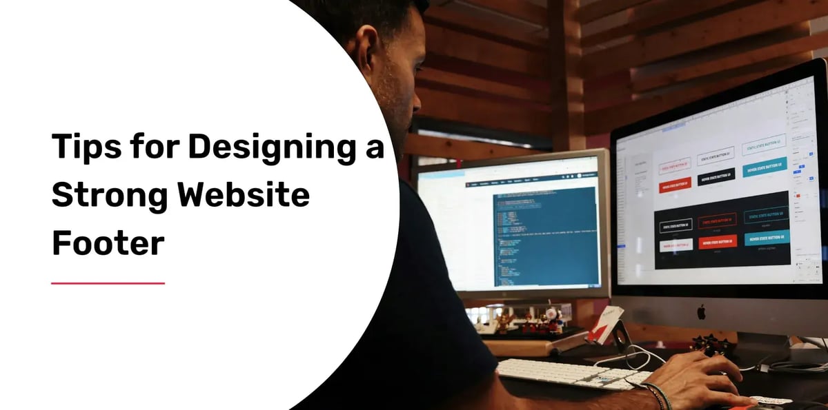 tips for designing a strong website footer