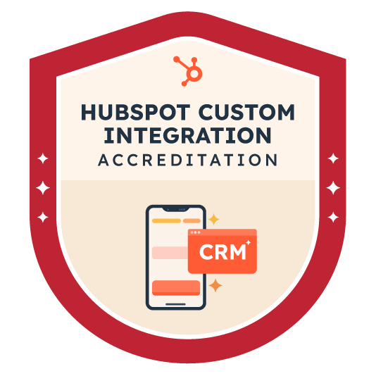 HubSpot Custom Integration Badge