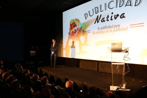 David Tomas speaks of Native Advertising at the Inbound Marketing Made in Madrid event