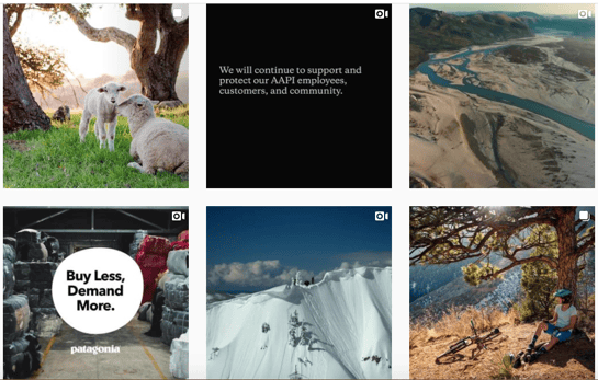 Best brands on Instagram: Patagonia