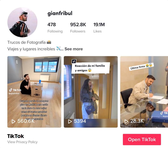 TikTok Creativity Program