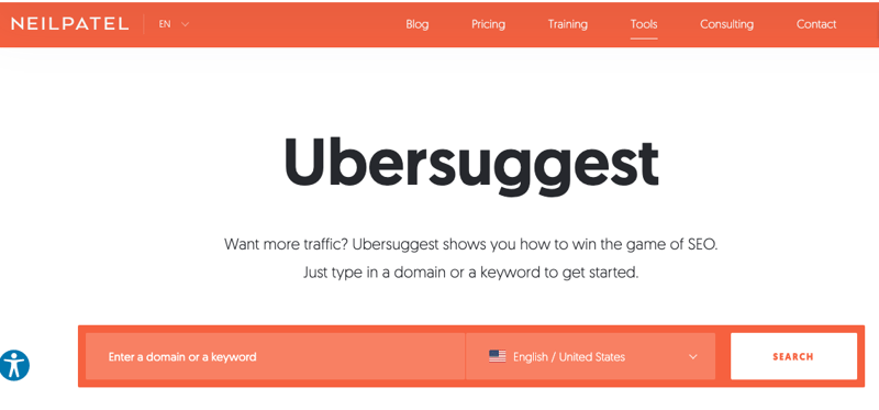 The Top 25 Tools for the Best Competitor Analysis:Ubersuggest