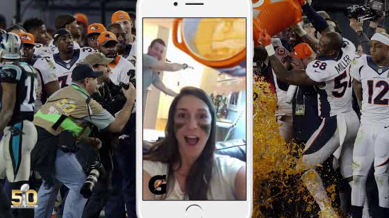 Gatorade Advertising on Snapchat