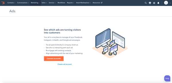 HubSpot Marketing Hub: Ads