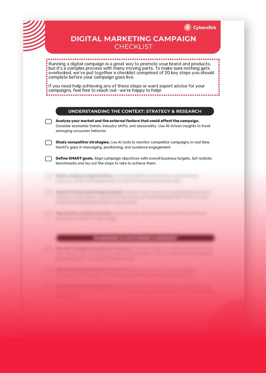 Mockup Checklist