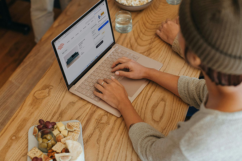 Someone who makes an e-commerce purchase on their computer